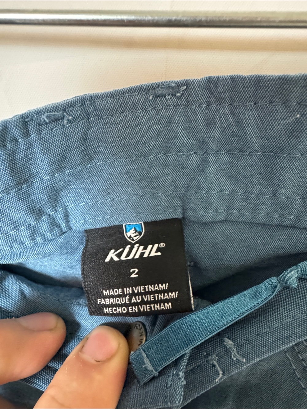 KÜHL Women's Blue Hiking Capri Cropped Outdoor Pants Size 2 - Picture 2 of 3